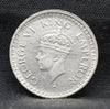 Quarter Rupee 1945 George VI Silver coins