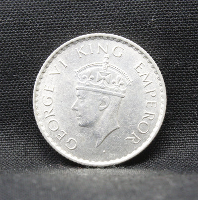 Quarter Rupee 1940 George VI Silver coins