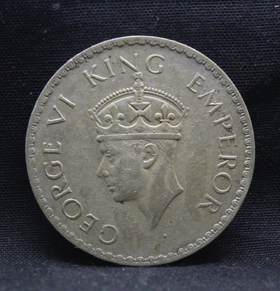 One Rupee 1941 George VI Silver coins