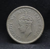 Half Rupee 1941 George VI Silver coins