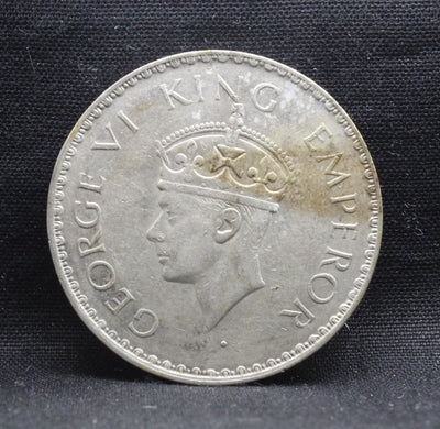 One Rupee 1941 George VI Silver coins