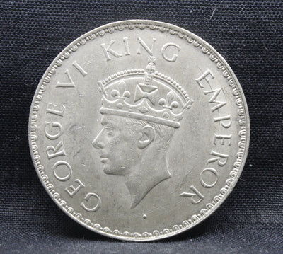 One Rupee 1941 George VI Silver coins