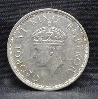 Half Rupee 1941 George VI Silver coins