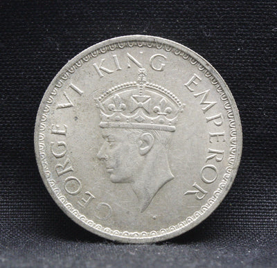 Half Rupee 1941 George VI Silver coins