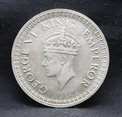 One Rupee 1942 George VI Silver coins