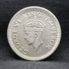 Quarter Rupee 1942 George VI Silver coins