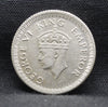 Quarter Rupee 1942 George VI Silver coins