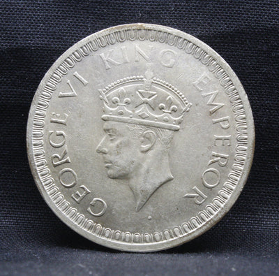 One Rupee 1942 George VI Silver coins