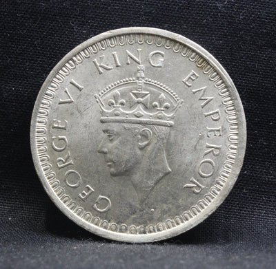 One Rupee 1942 George VI Silver coins